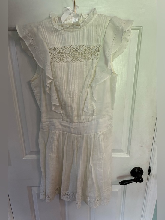 Frame Denim Dresses & Skirts - FRAME Lace Pintuck Dress [682641-lace-pintuck-dress].